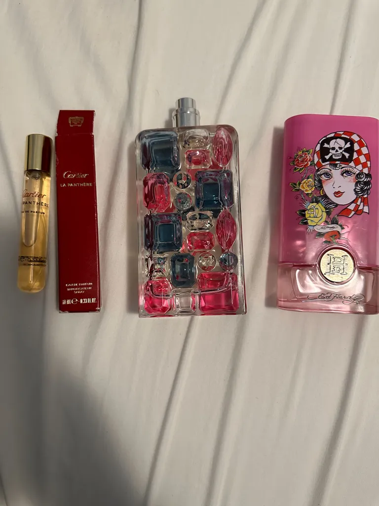 Cartier, ed hardy, Britney Spears perfume  photo 1