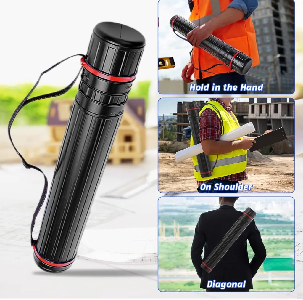 Extendable art tube + drafting paper  photo 1