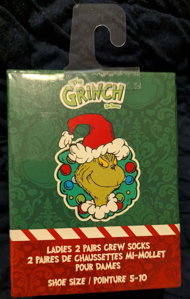 BNIB The Grinch Socks photo 1