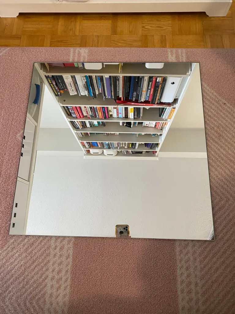 Large square mirror  photo 1