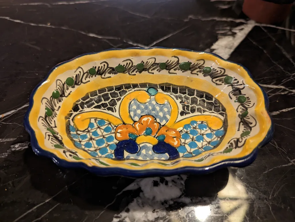 Mexican ceramic trinket tray  photo 1