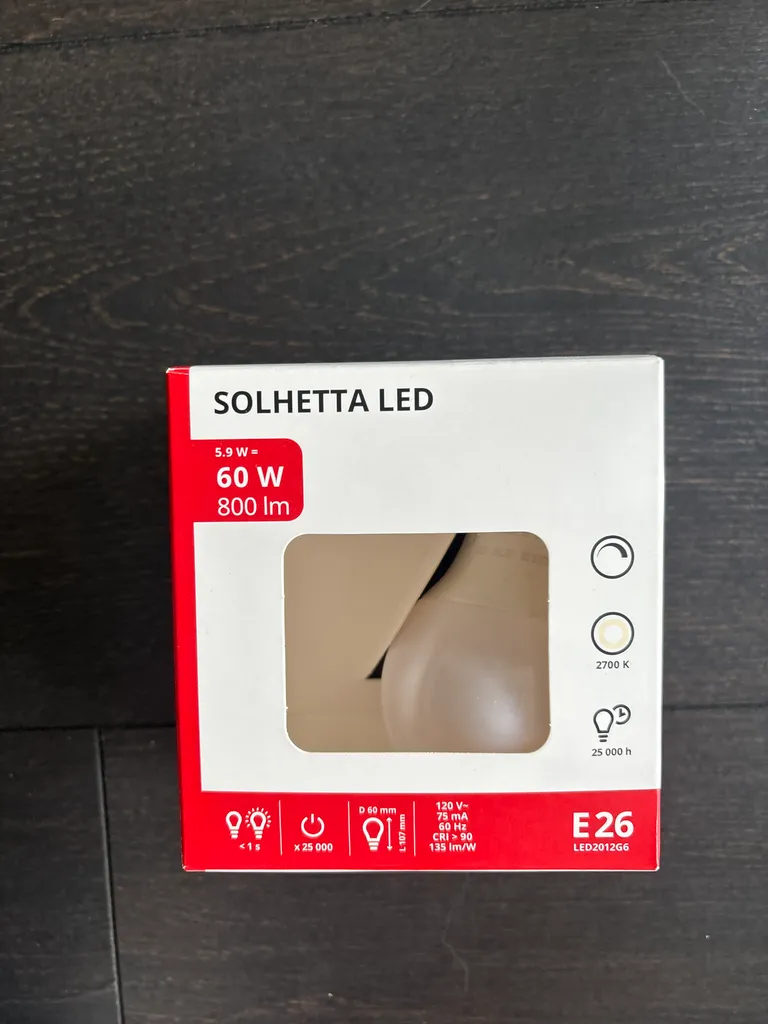 New Ikea light bulb  photo 1