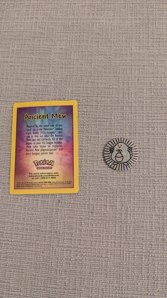 Pokemon Ancient Mew Trading Card photo 1