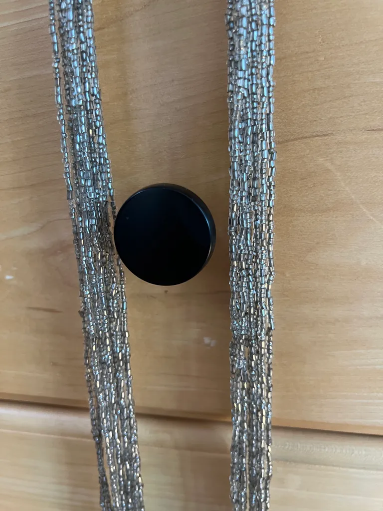 Crystal Beaded Open-Ended Necklace photo 1