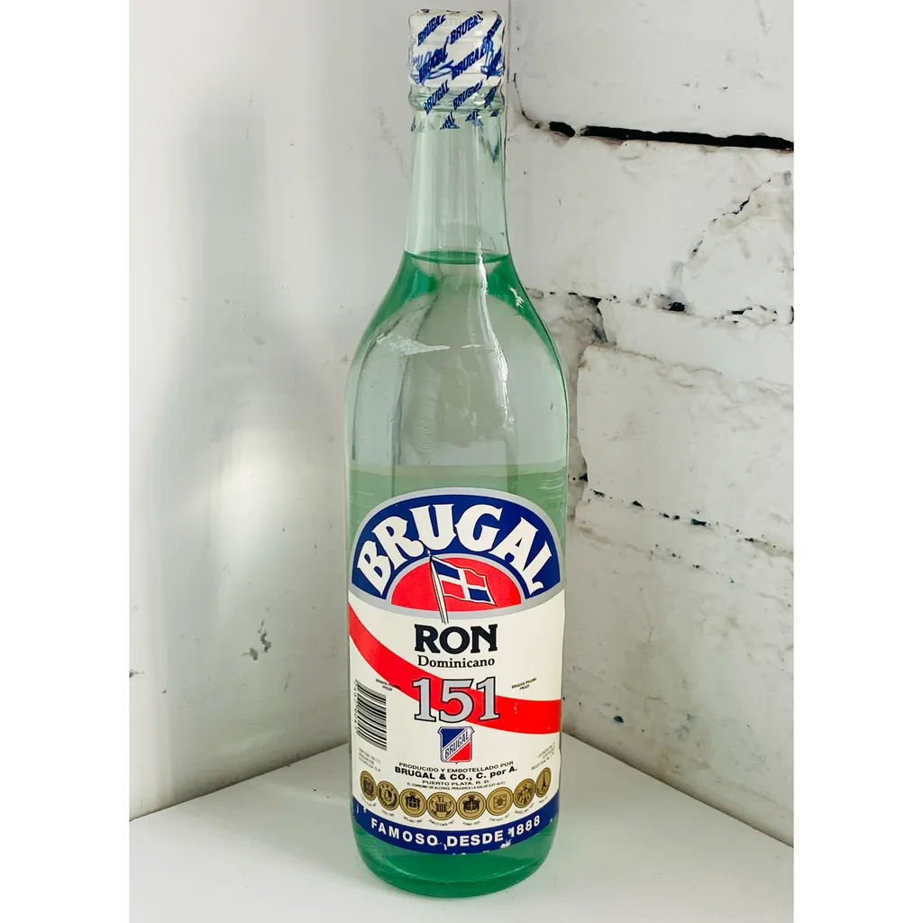 Brugal 151 Dominican Republic overproof rum 75.5% abv - Sealed photo 1