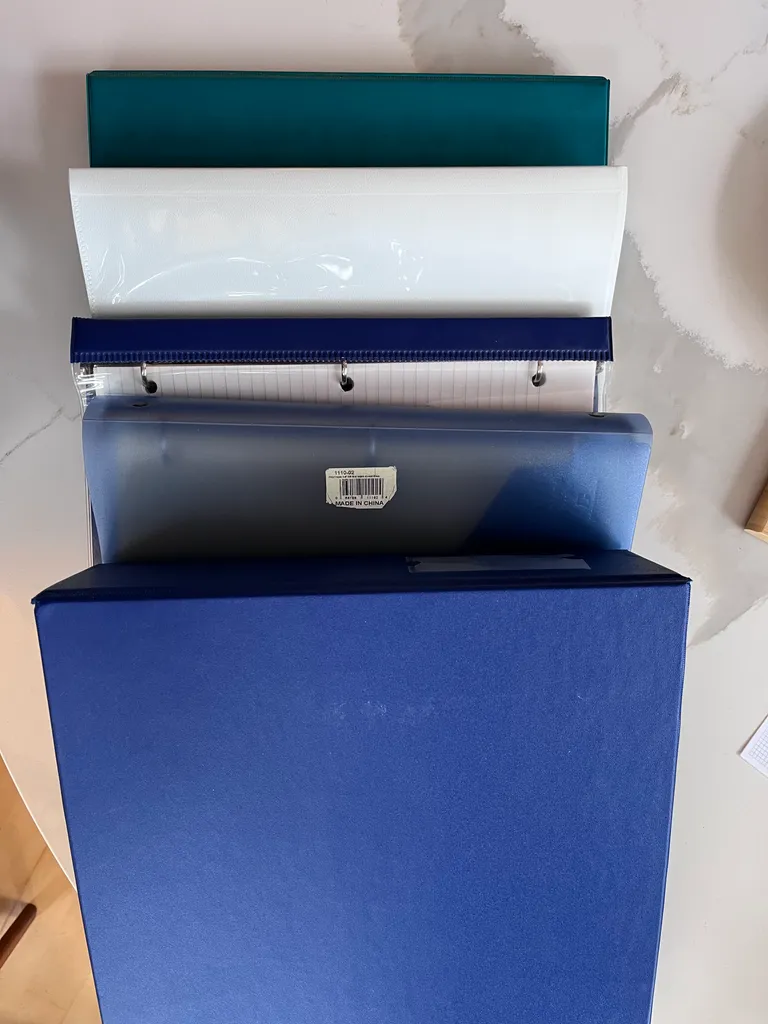 Free! Assorted binders photo 1