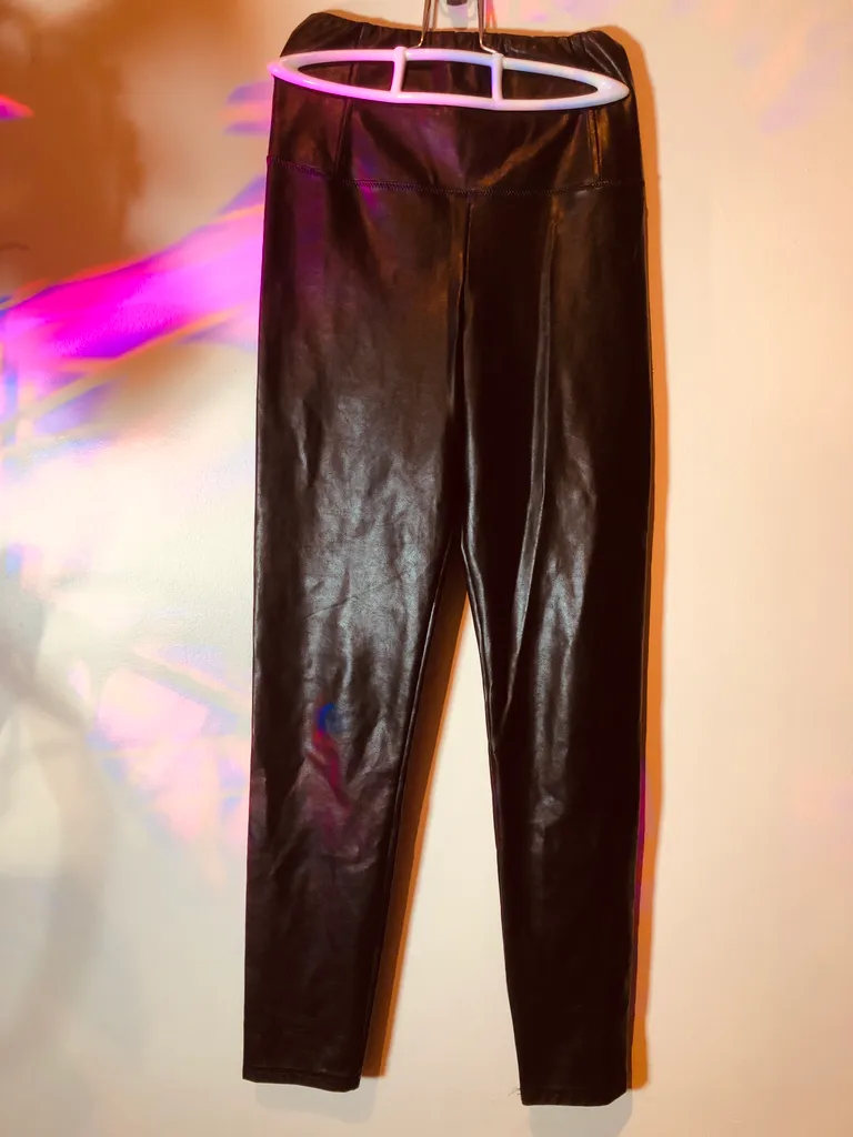 Aritzia pleather leggings  photo 1