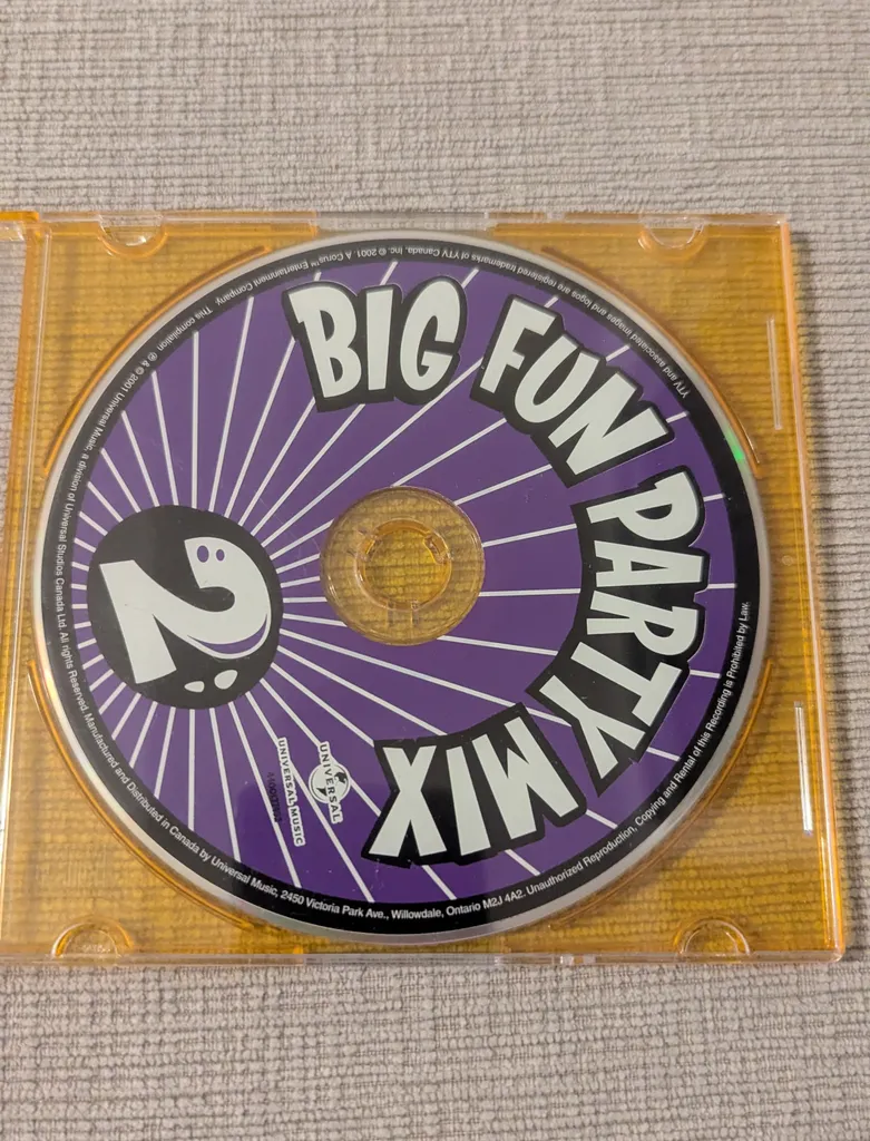 Big Fun Party Mix CD photo 1