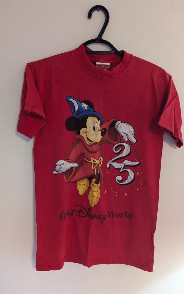 Vintage 25th Anniversary Disney World Shirt - Men's Size Small photo 1