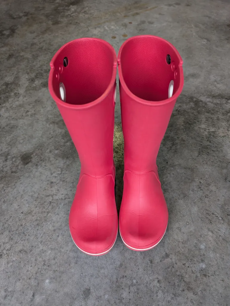 Crocs Winter / rain boots 6W / 36 (red) photo 1
