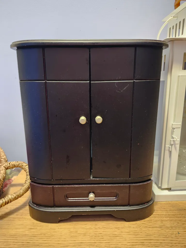 Wooden Jewelry Armoire photo 1