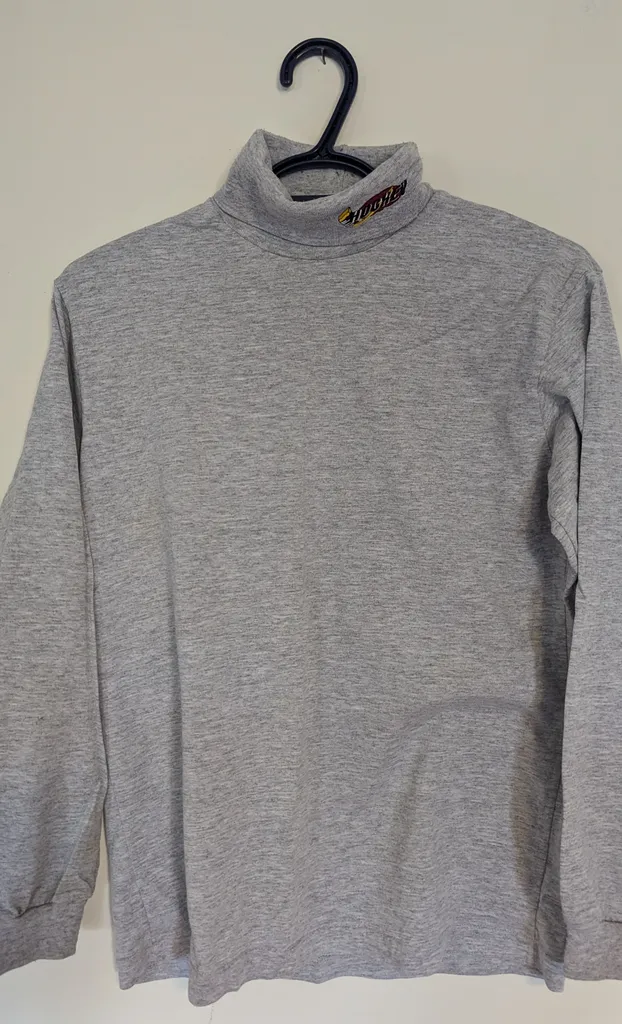 Northern Getaway Grey Hockey Turtleneck - Youth Large photo 1