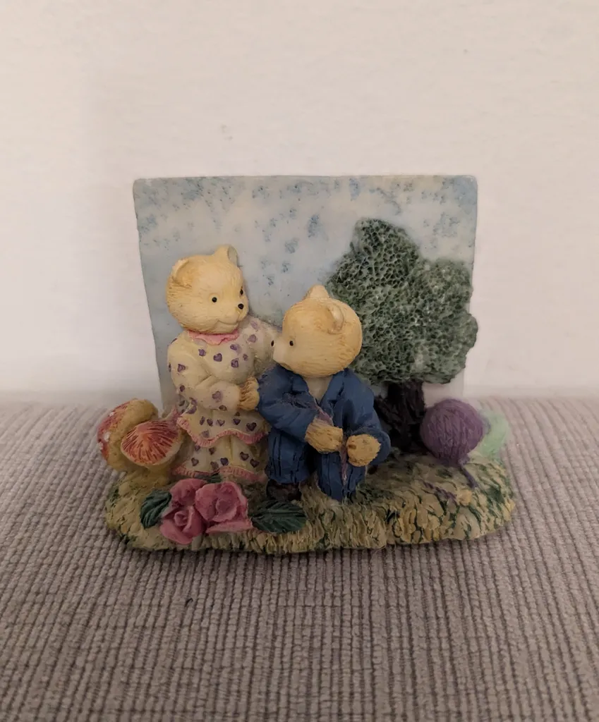 Ceramic Bear Figurine Couple  photo 1