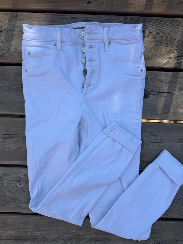 Garage White Skinny Jeans photo 1