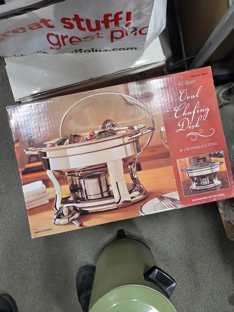Oval chafing dish photo 1