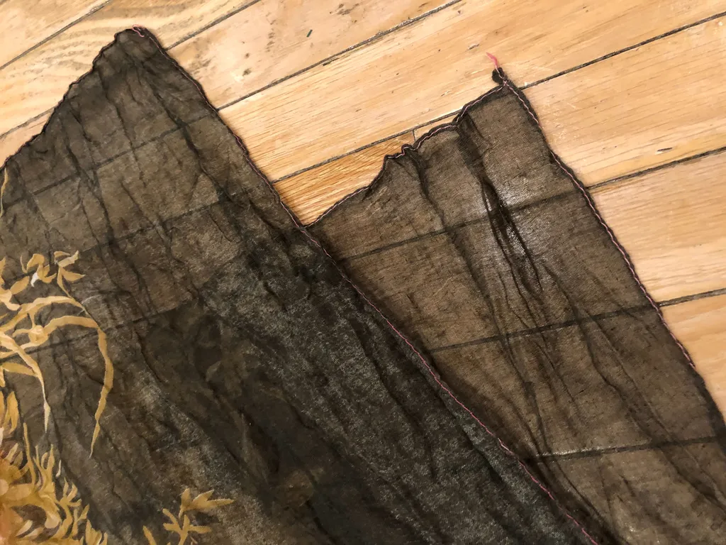 Floral scarf photo 1