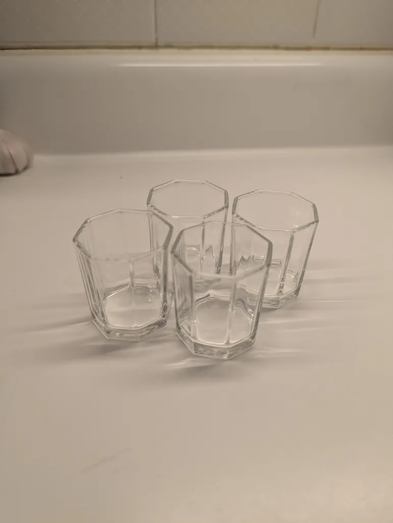 Hexagonal shot glasses  photo 1