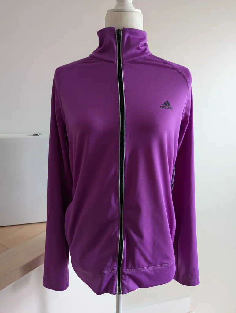 EUC Ladies Adidas Zip Up - Purple - Medium  photo 1