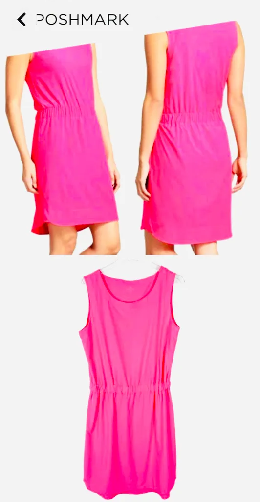 Athleta Pink Dress Size 6P photo 1
