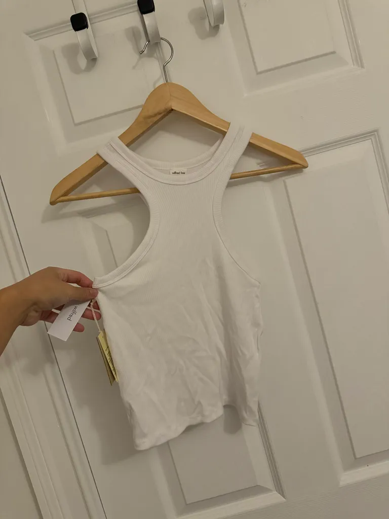 NEW Aritzia Wilfred free tank white  photo 1