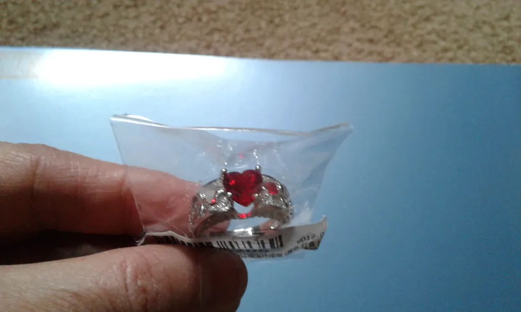 BN Red Heart Ring photo 1