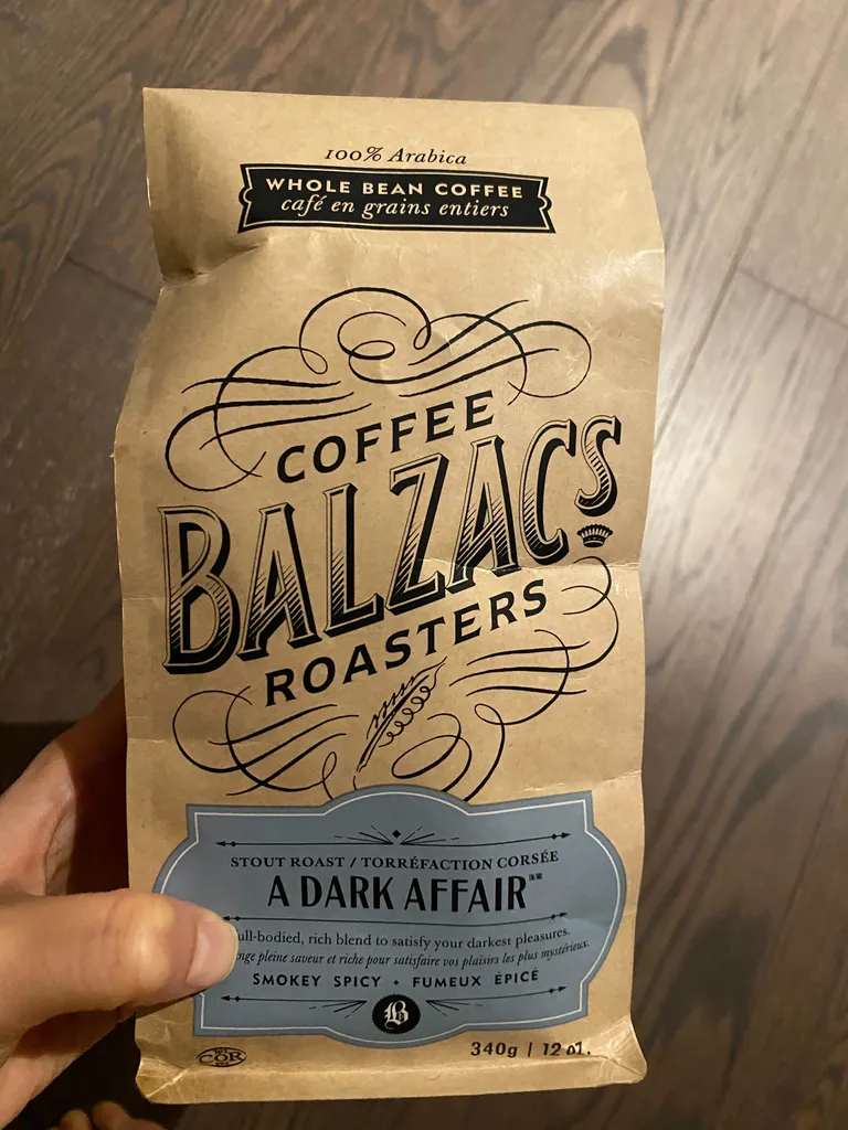 Balzac’s coffee beans dark roast  photo 1