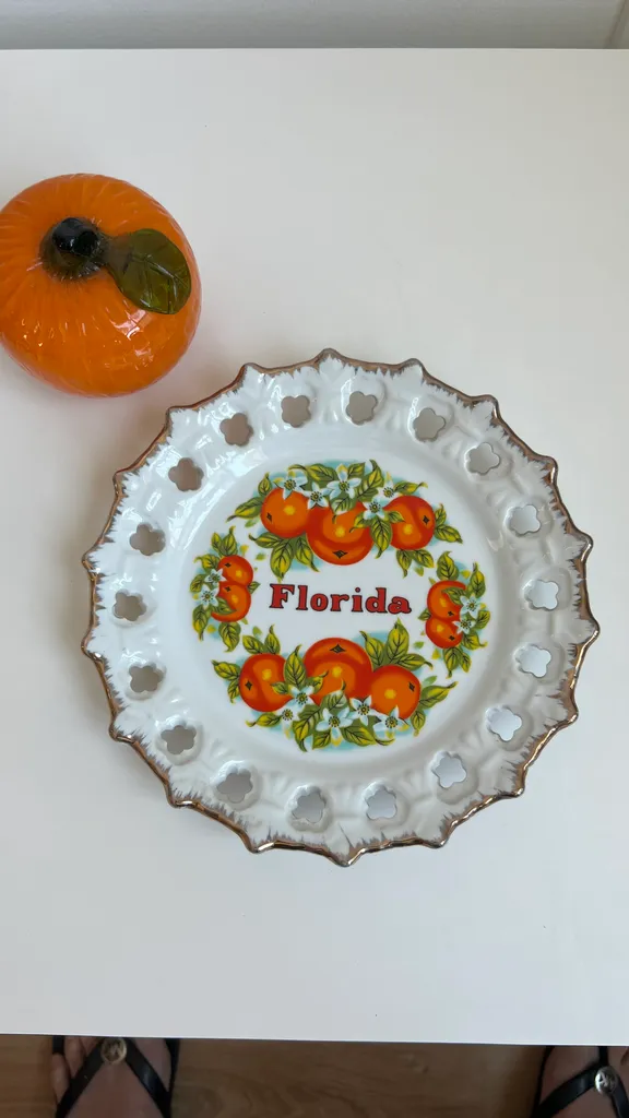  Vintage Florida plate photo 1