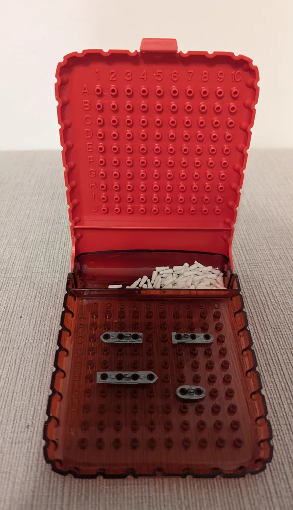 Portable Travel Battleship Game (One Player) photo 1