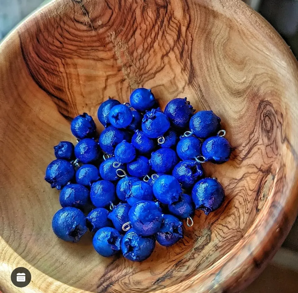 🫐Bluberry Charms & Earrings! photo 1