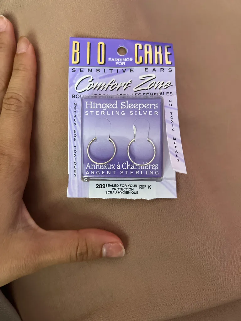 Silver earrings photo 1