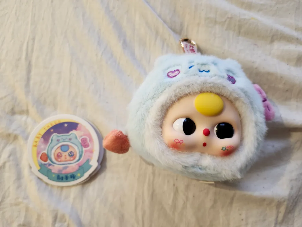 Baby Three Plush Keychain photo 1