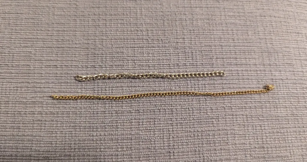 Two Small Metal Chains  photo 1