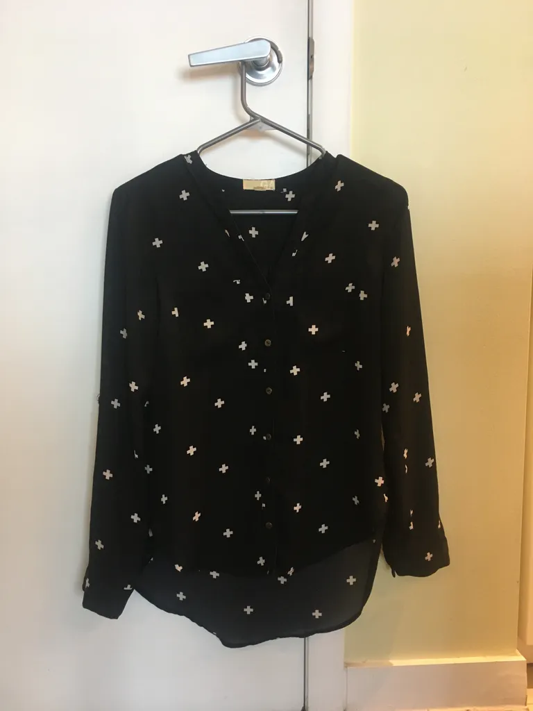  Garage - Long Sleeve Button-Up Shirt - Size Small photo 1