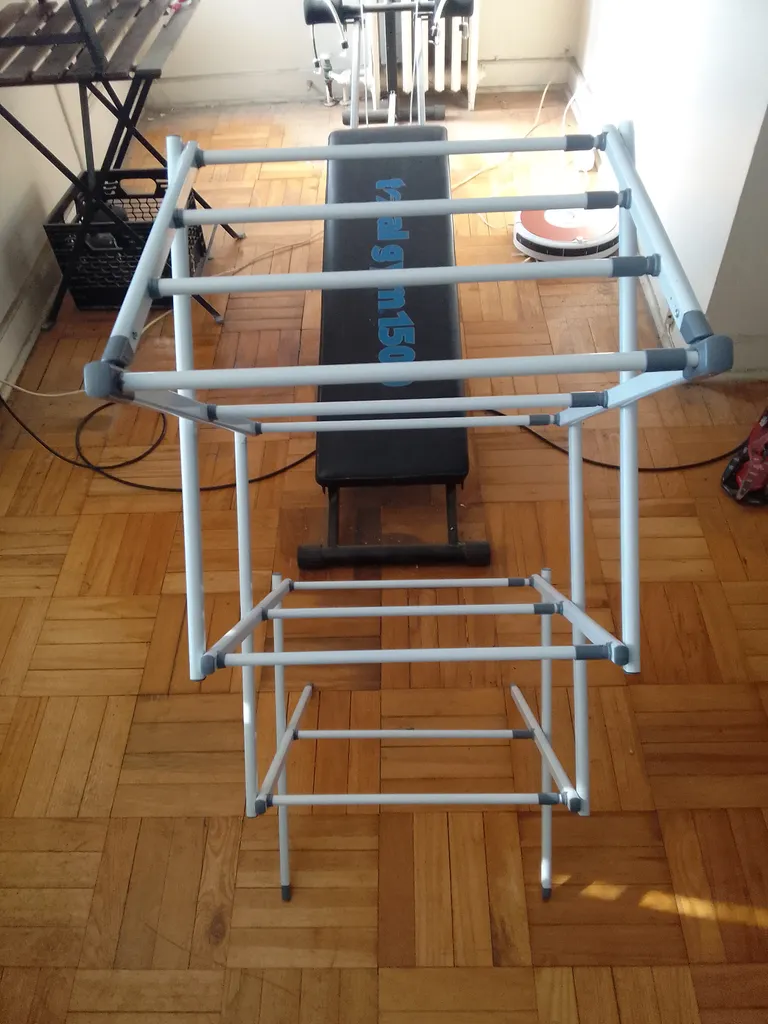 3-Tier Laundry Drying Rack , Expandable photo 1