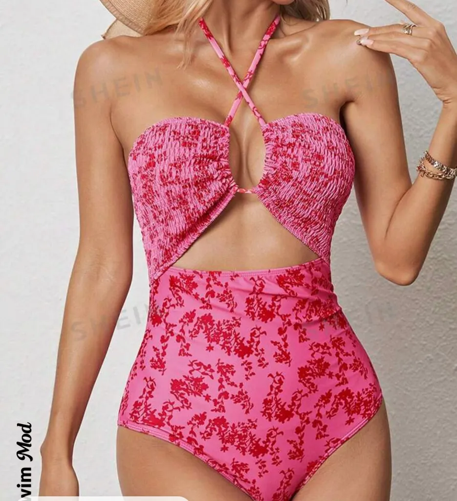 Floral bathing suit  photo 1