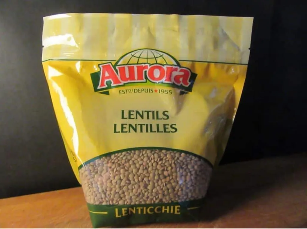 BROWN LENTILS 750 grams sealed packet photo 1