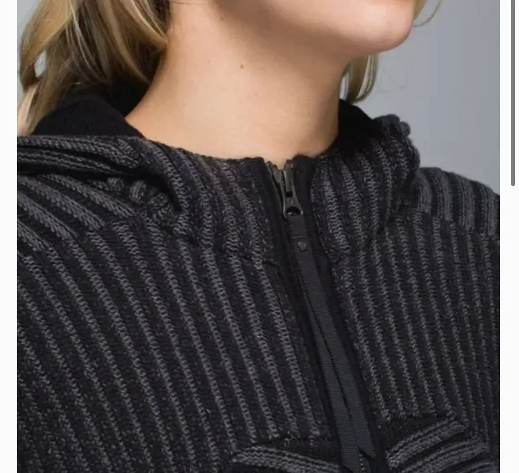 LuluLemon Knitted Hoodie Size 6 photo 1