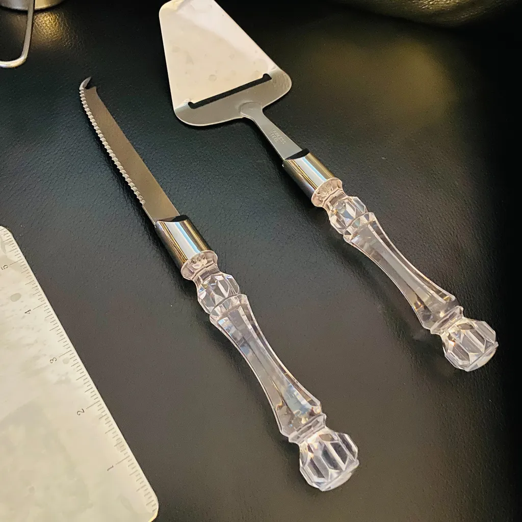 Stainless steel cheese knives  photo 1