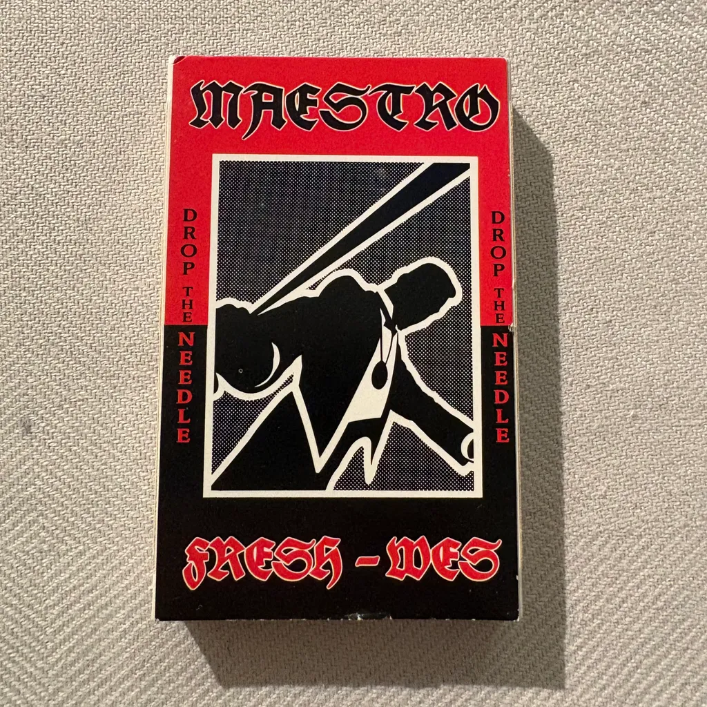 Maestro fresh Wes drop the needle cassette tape music album photo 1