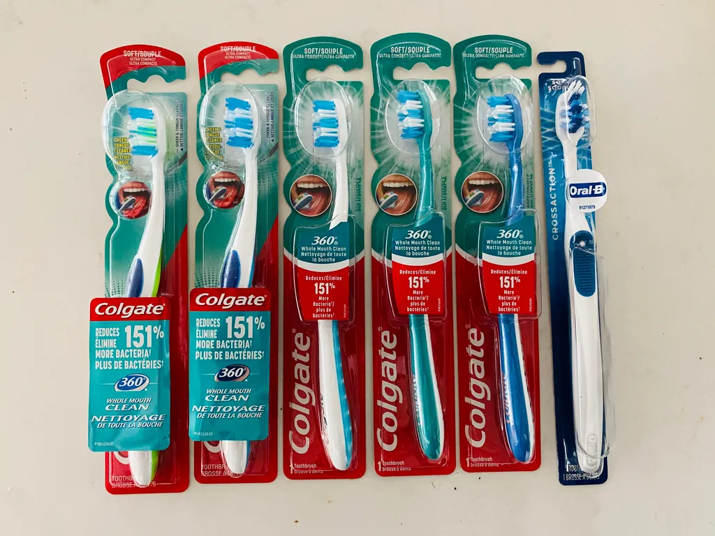 Brand new, sealed in package Colgate and Oral B toothbrushes photo 1
