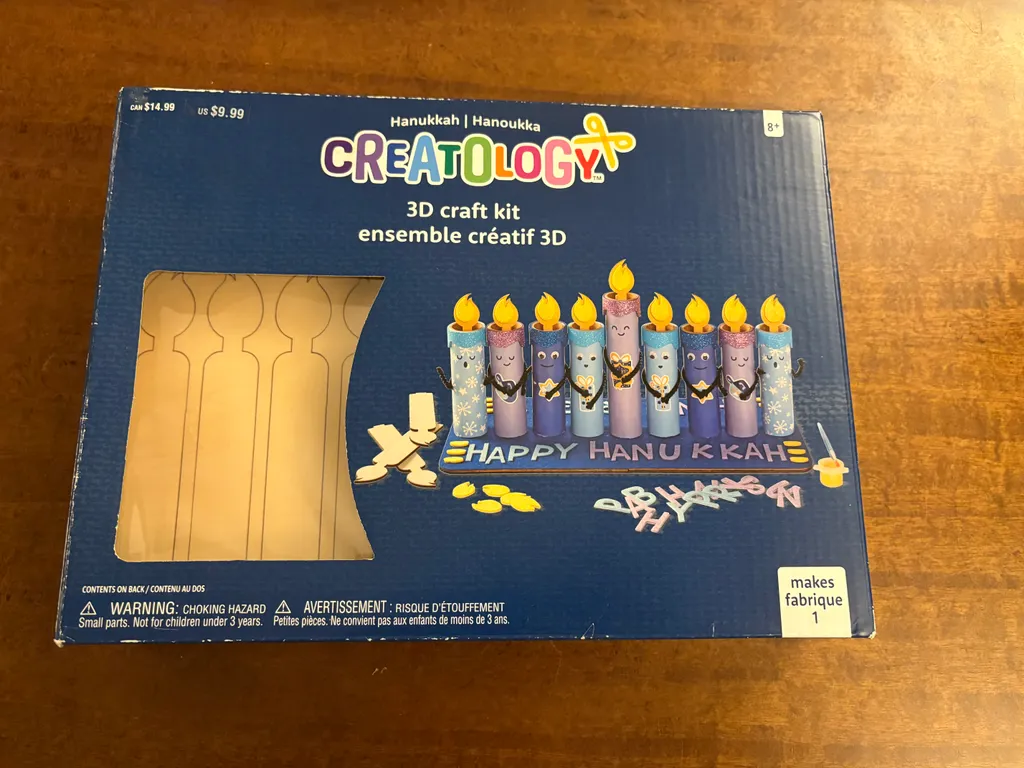 Hanukkah Creatology 3D Craft Kit  photo 1