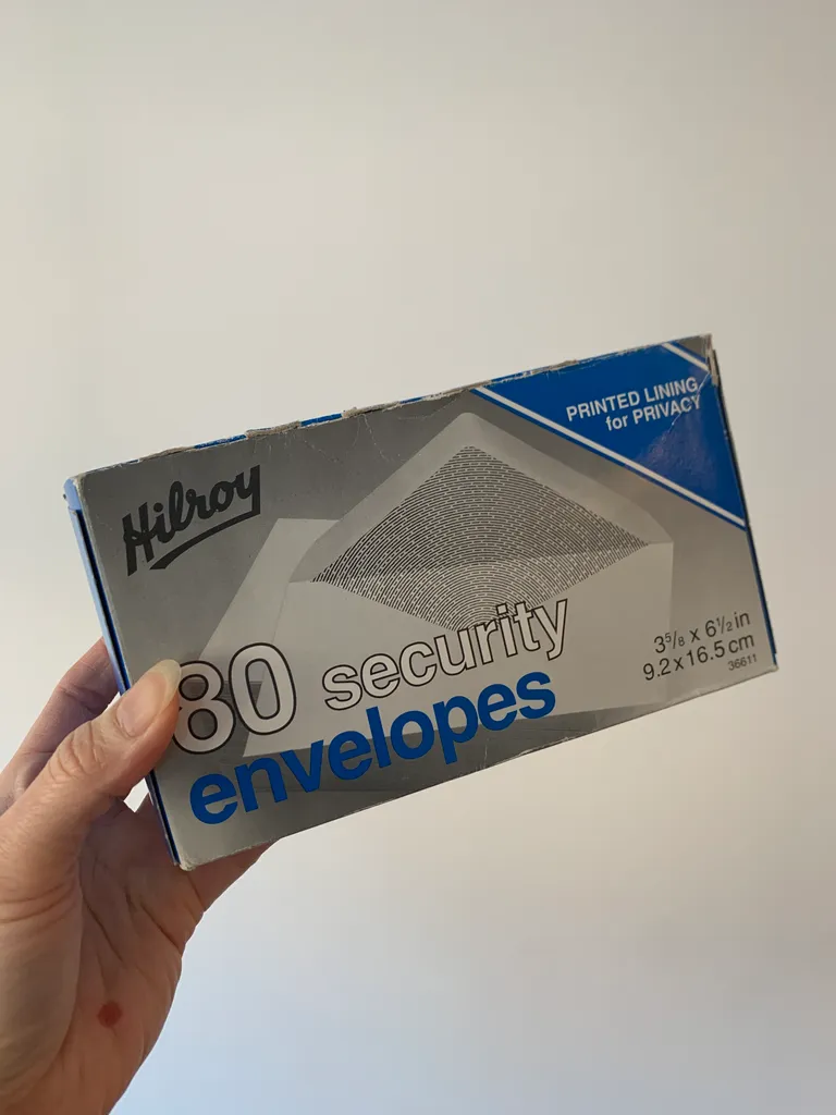 NEW Vintage Hilroy Security Envelopes photo 1
