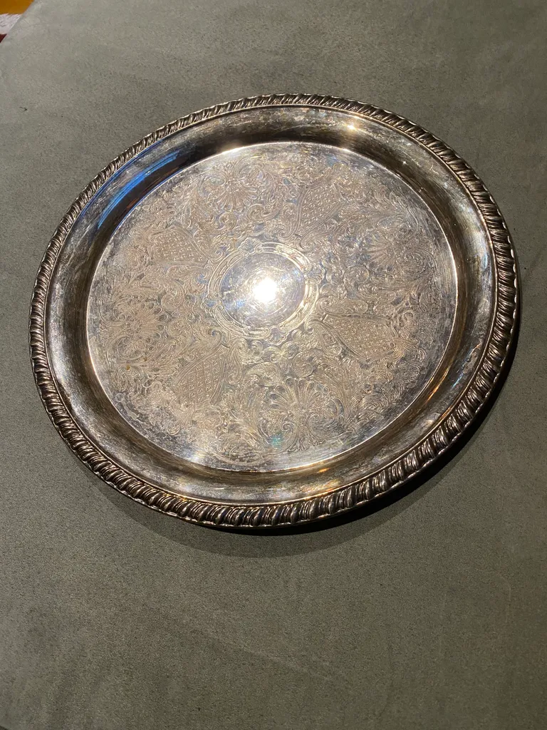 a silver platter photo 1