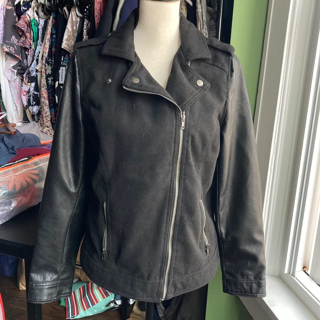 Woman fall Jacket with 5% wool photo 1