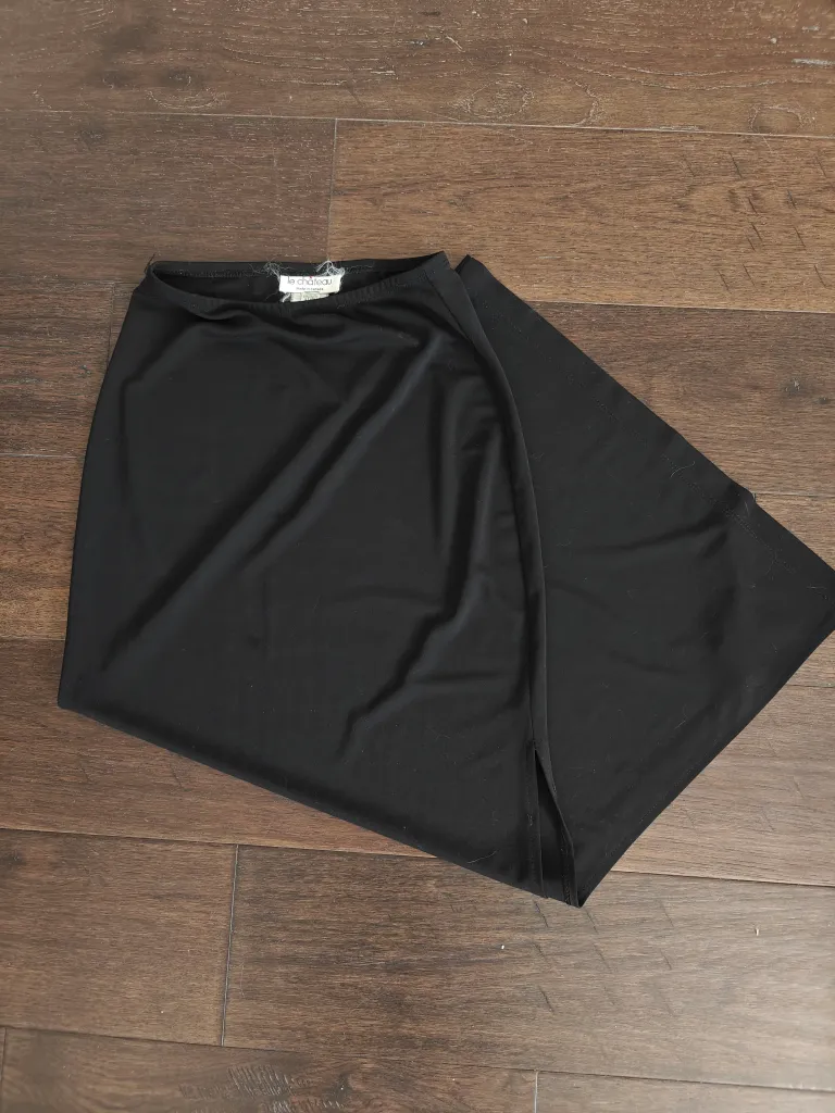 Black maxi Skirt Size 4 photo 1