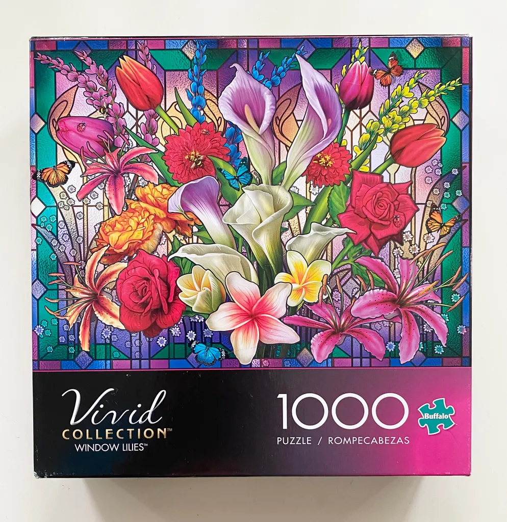 Puzzle - Window Lillies 1000 pc photo 1