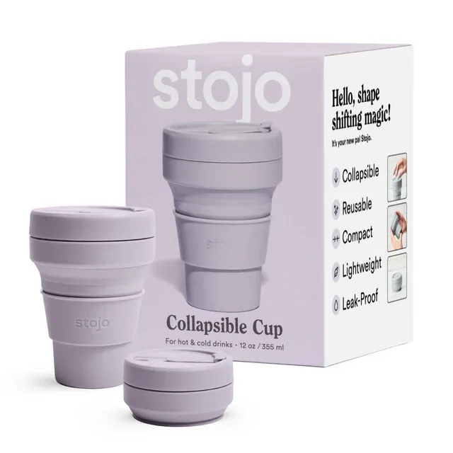12 oz Stojo Silicone Collapsible Cup photo 1