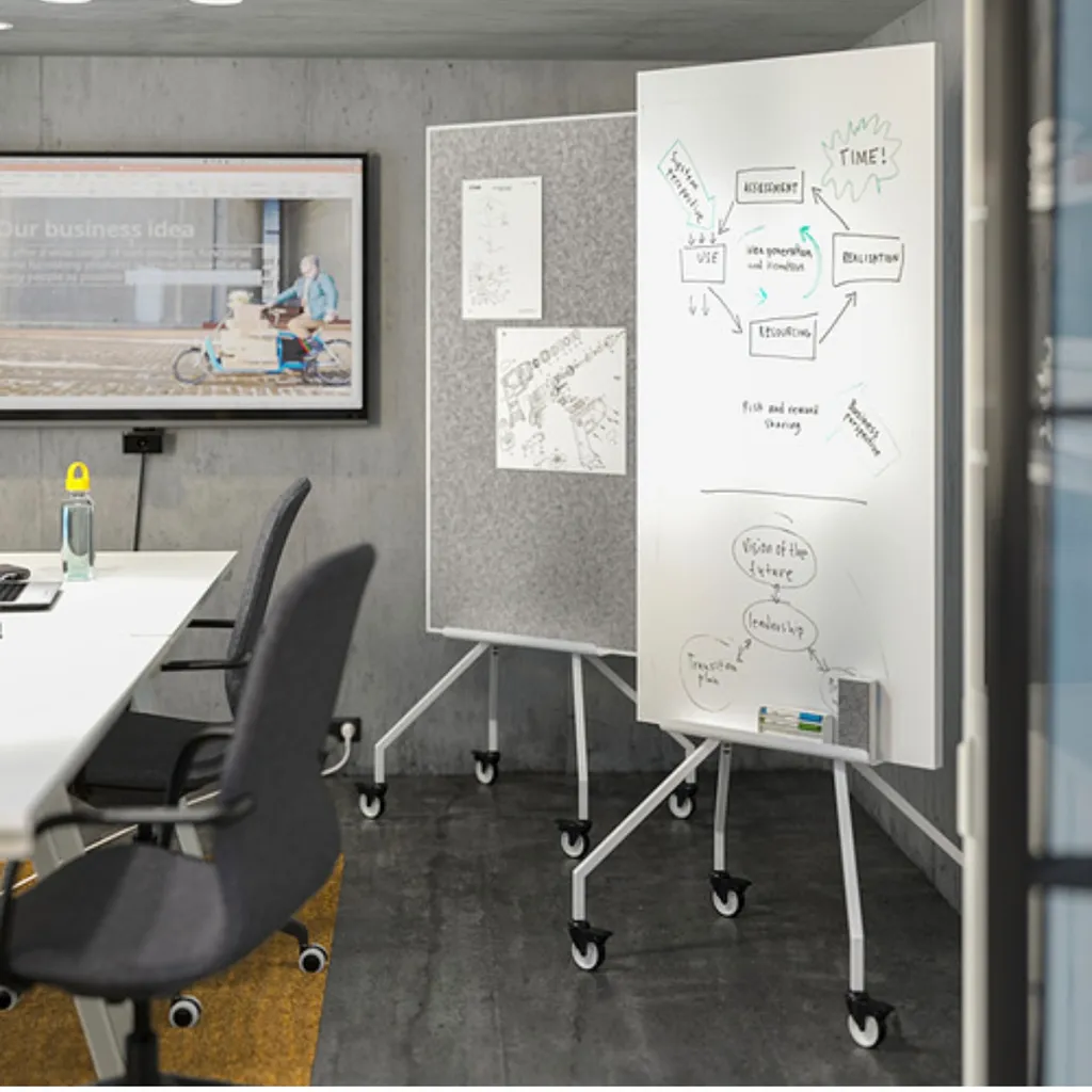 ISO: IKEA ELLOVEN Whiteboard/noticeboard with castors photo 1