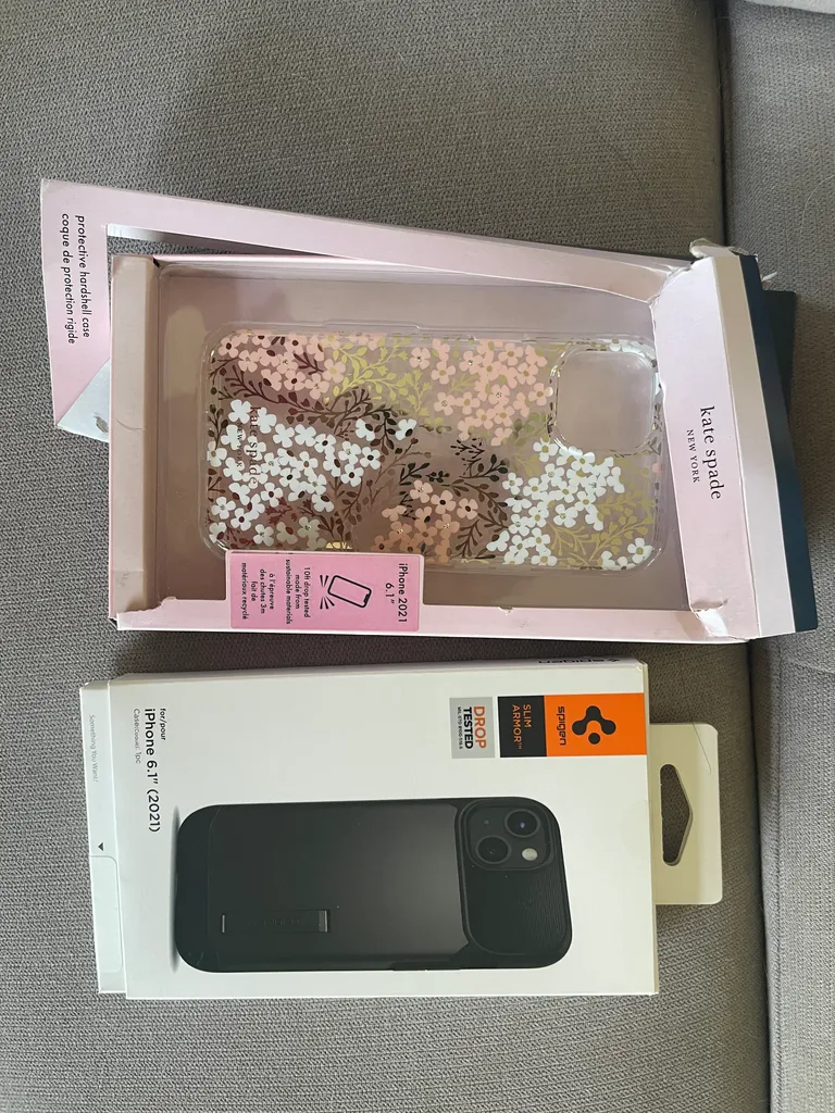 🎁iPhone 13 Kate Spade Spigen Slim Armor phone cases. New  photo 1