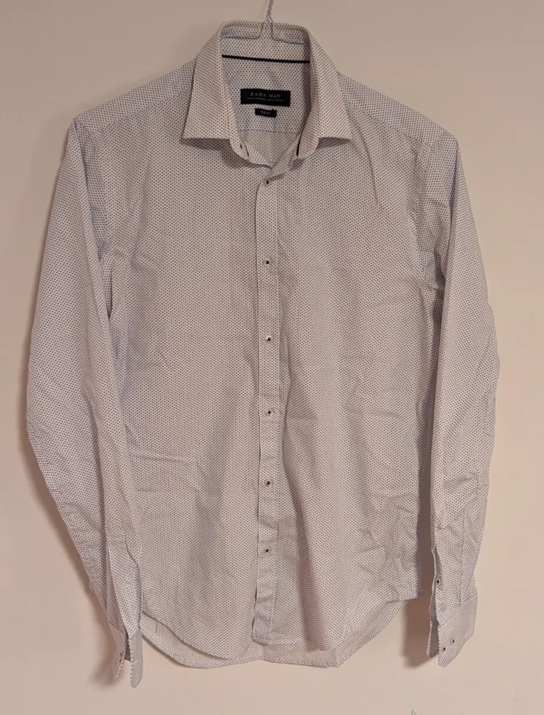 Zara Man Slim Fit Shirt - Size Medium photo 1
